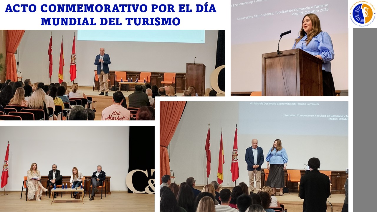 La conmemoración del Día Mundial del Turismo en nuestra Facultad en Tribuna Complutense